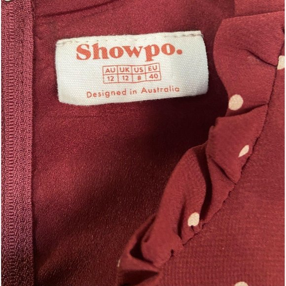 SHOWPO Moving Spots Sheer Sleeves Ruffle Front Top - Picture 3 of 5